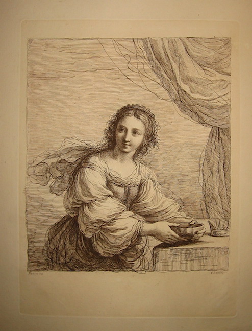 Bartolozzi Francesco (1727-1815) (Giovane regina recante tra le mani una coppa) 1800 ca. Londra, presso J. & J. Boydell 